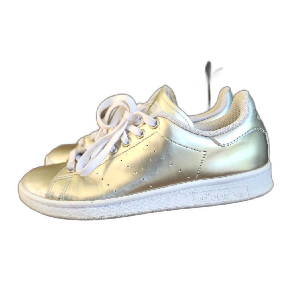 Silver Adidas Leather Shoes , Stan Smith Collector Tennis Athletic| Size 8.5, Wm